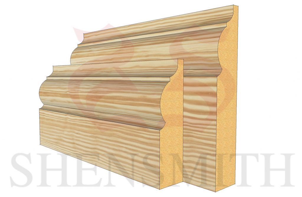 324 Pine Skirting Board - SkirtingBoards.com®