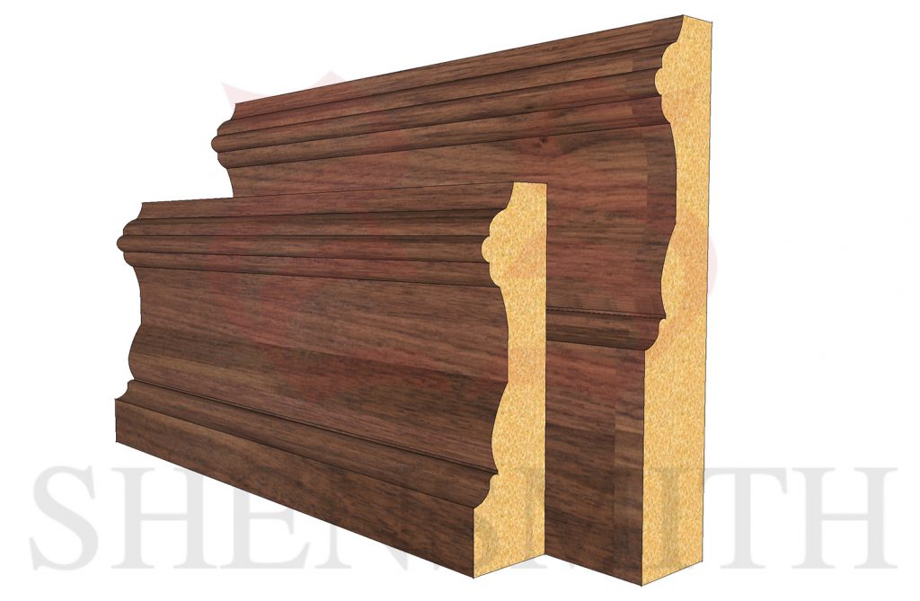 Windsor Walnut Skirting Board - SkirtingBoards.com®